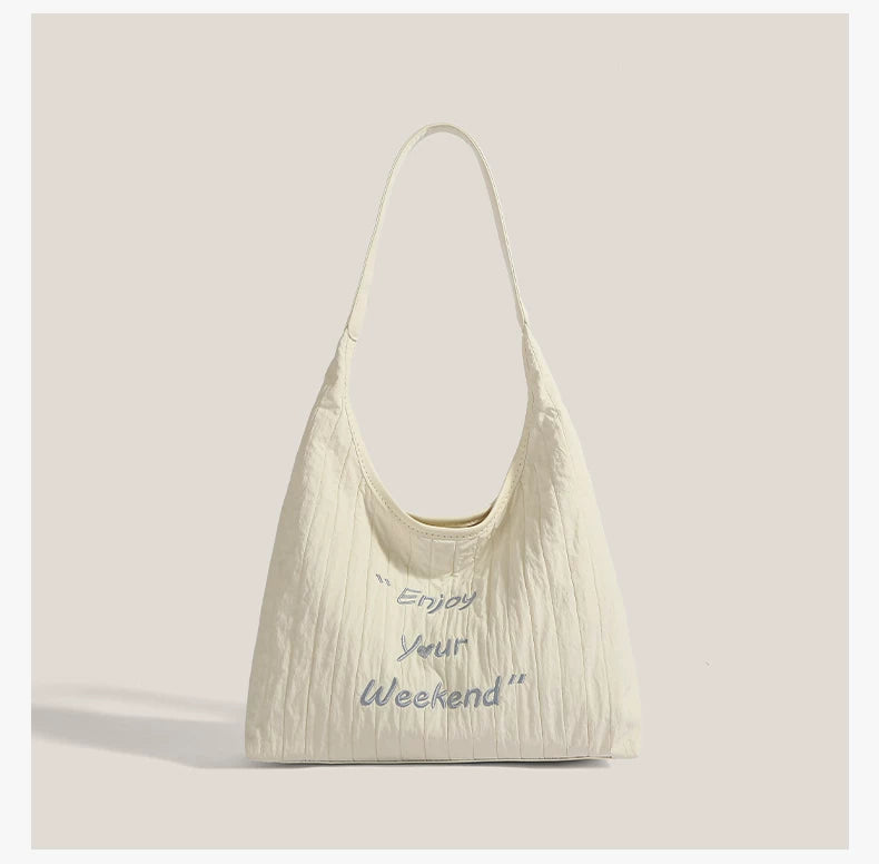 Weekend Whisper Pleated Hobo Bag