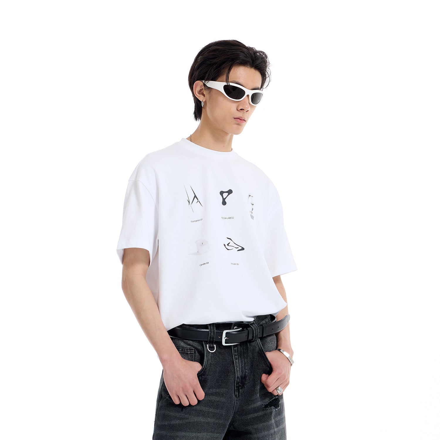 Model Graphic Casual Tee - chiclara