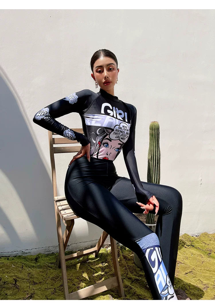 Bubble Pop Comic Surf Suit