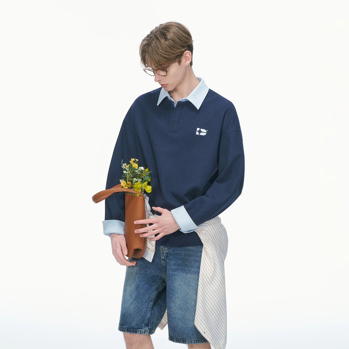 Varsity Collar Rugby Sweatshirt