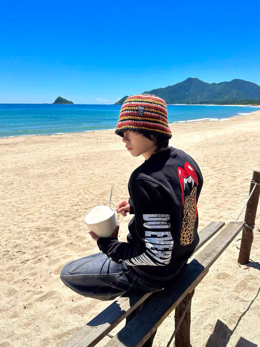 Leopard Fang Rebel Tongue Sweatshirt