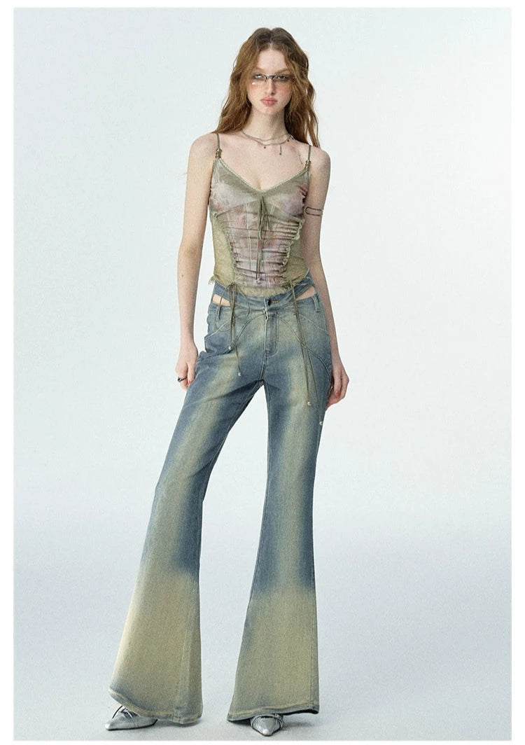 De la camisole de corset en dentelle akiva