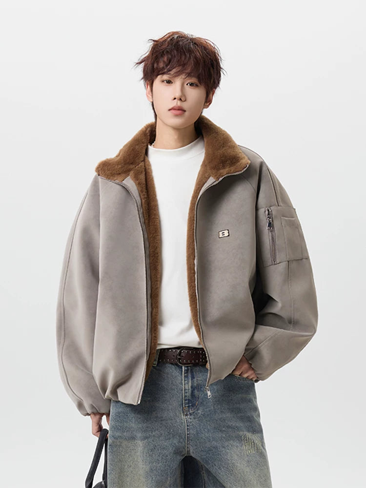 Aviator Sherpa-Lined Jacket