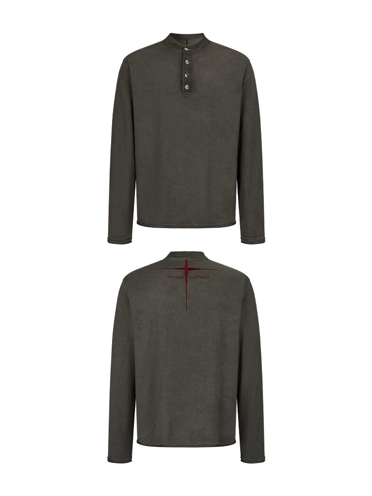 Ashen Relic Henley Long Sleeve Shirt