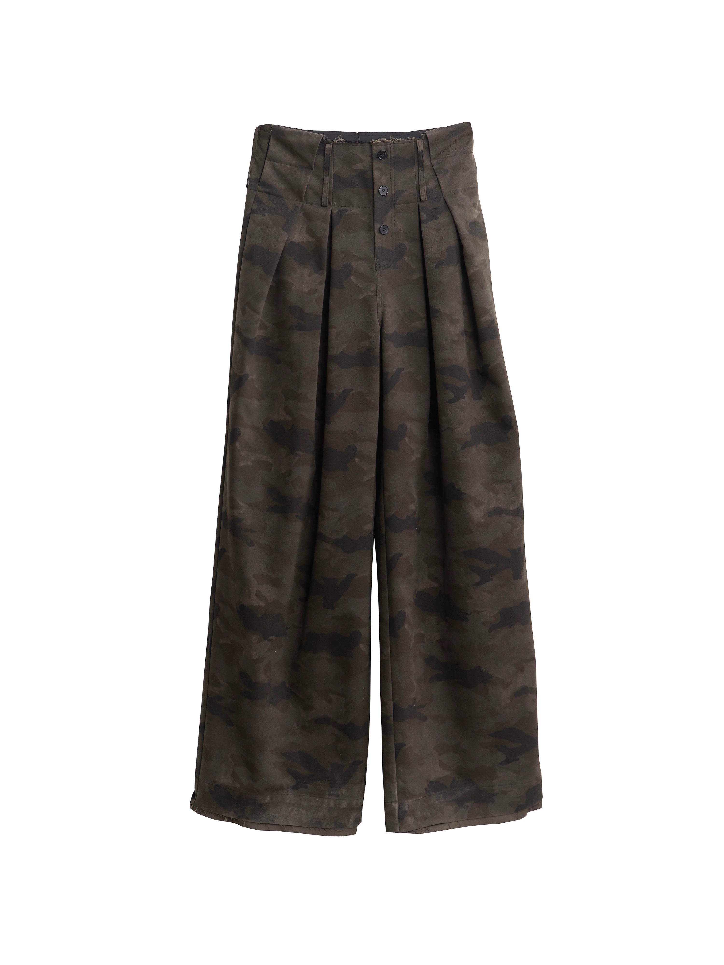 Shadow Veil Wide Camo Trousers