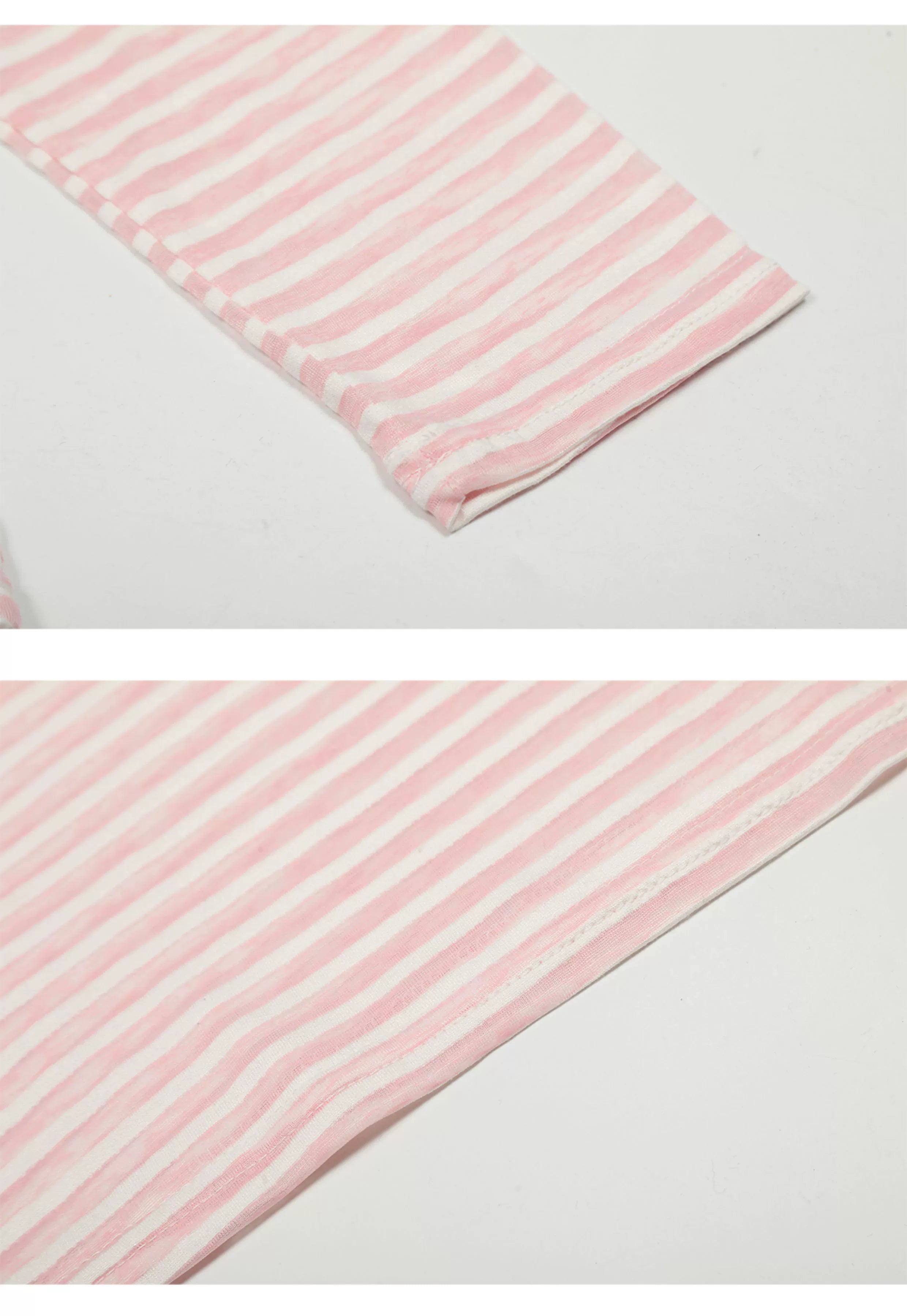 Twist Stripe Off Shoulder Top