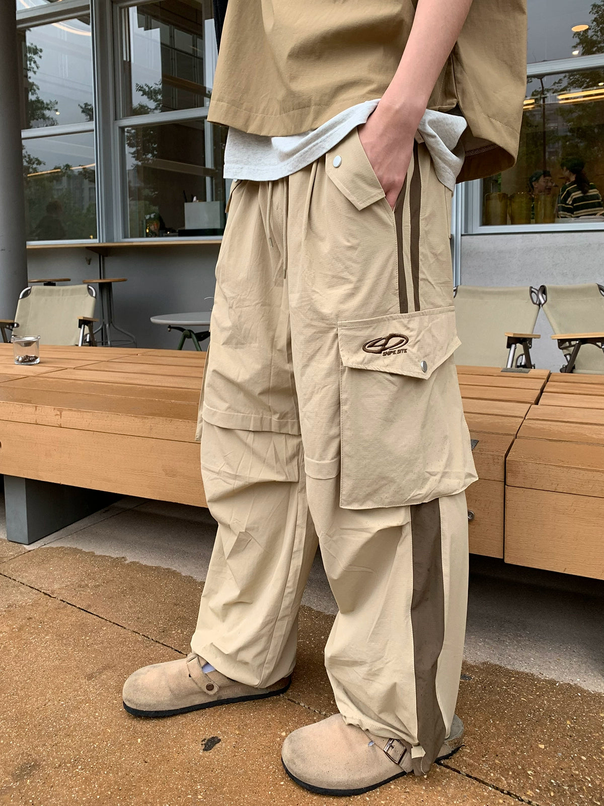 Three-Stripe Quick-Dry Casual Pants