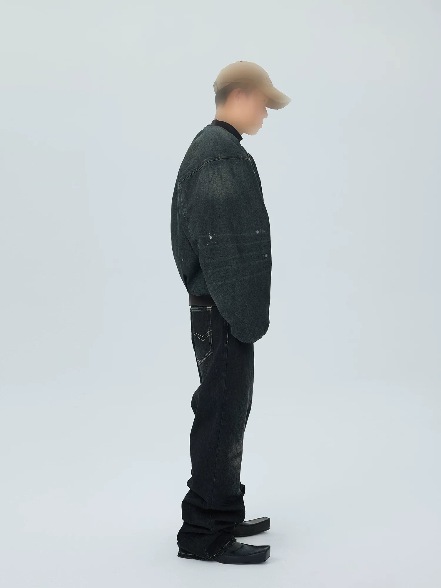 Midnight Fade Stadium Stack Jeans