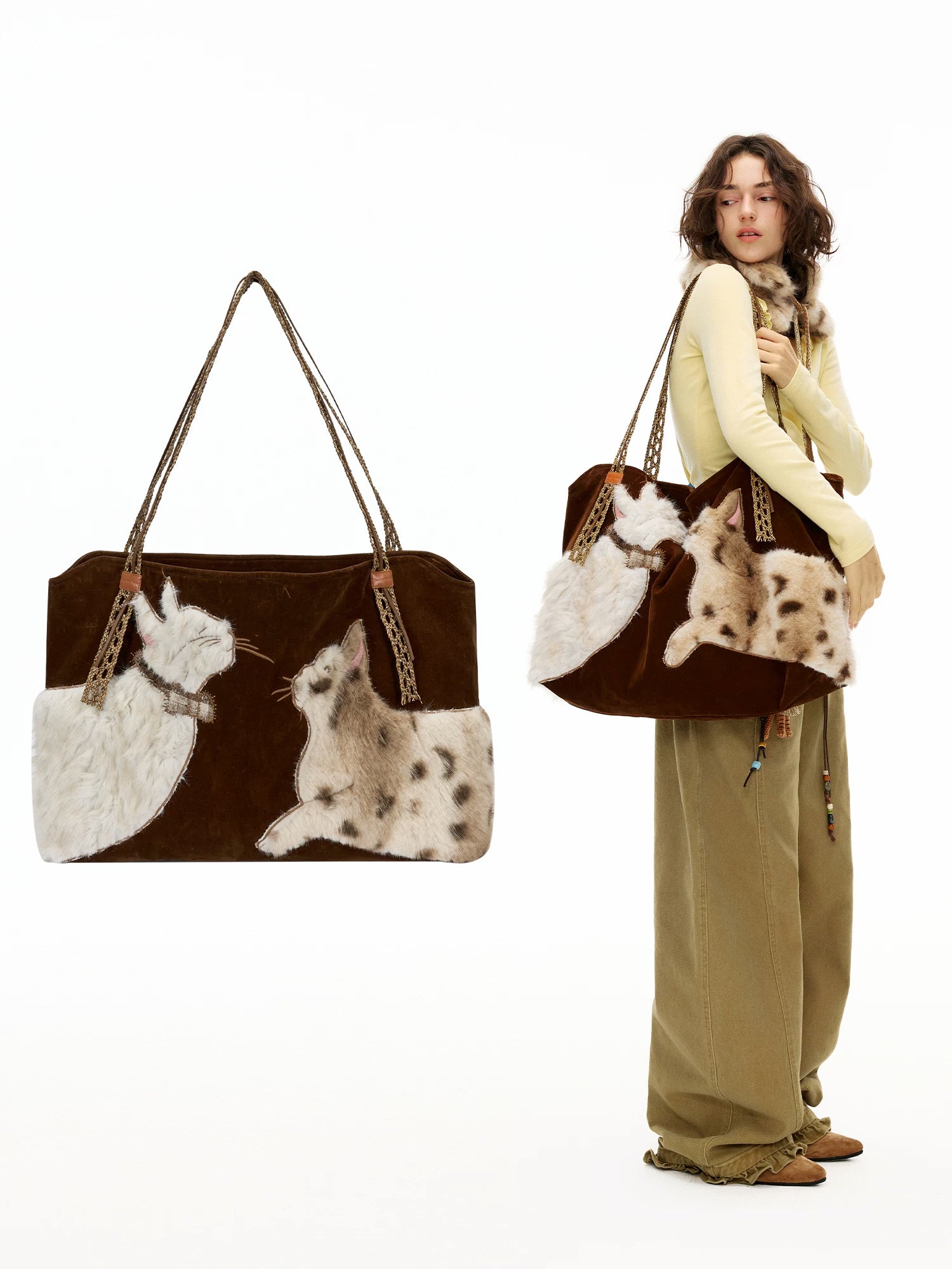 Velvet Paws Storybook Tote