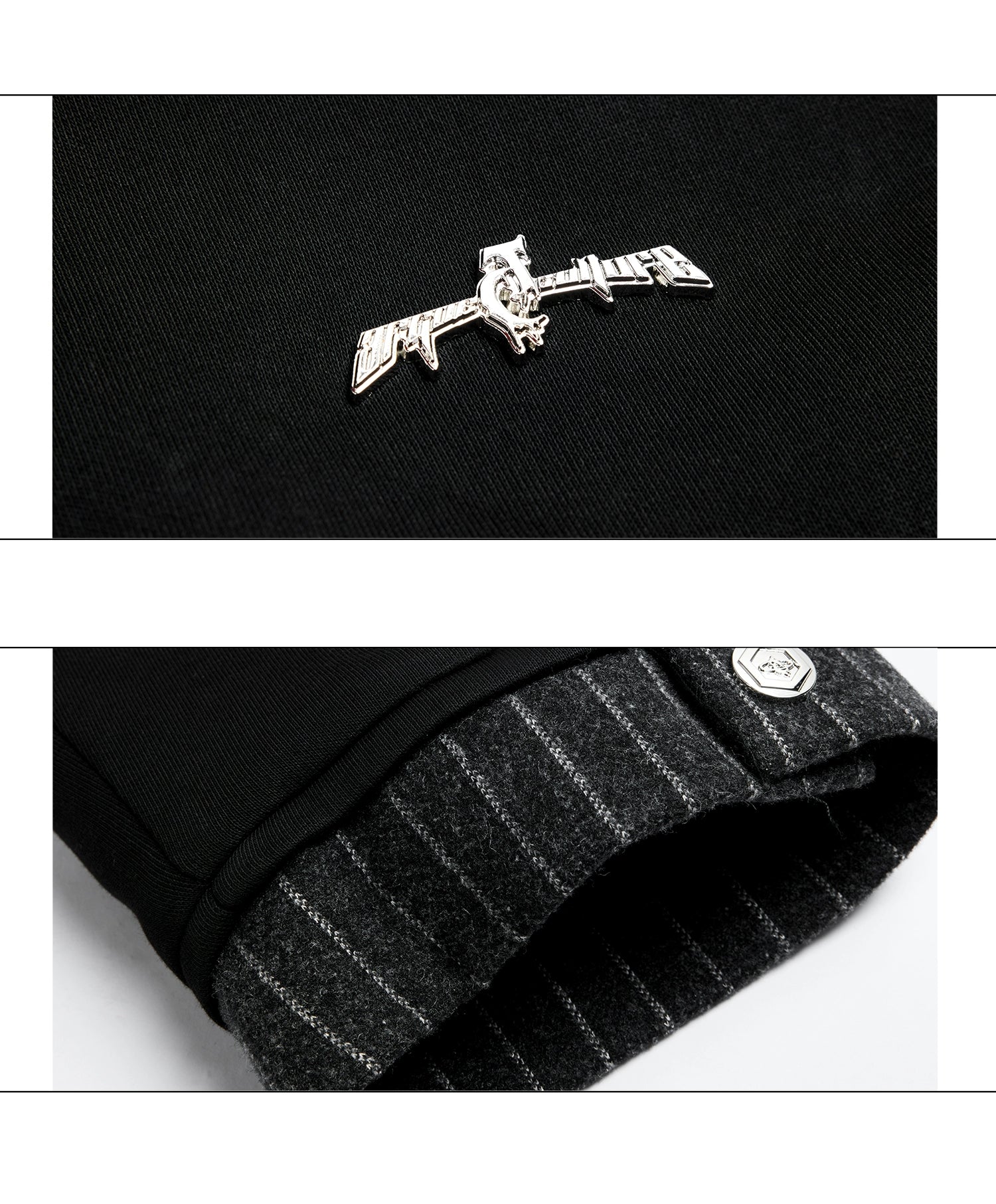 Pinstripe Collar Baseball Jackets