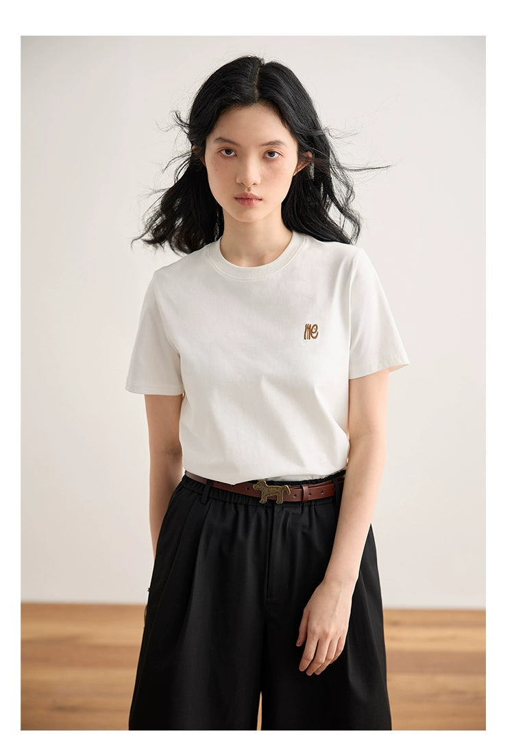 Octopusme T-shirt de logo minimaliste