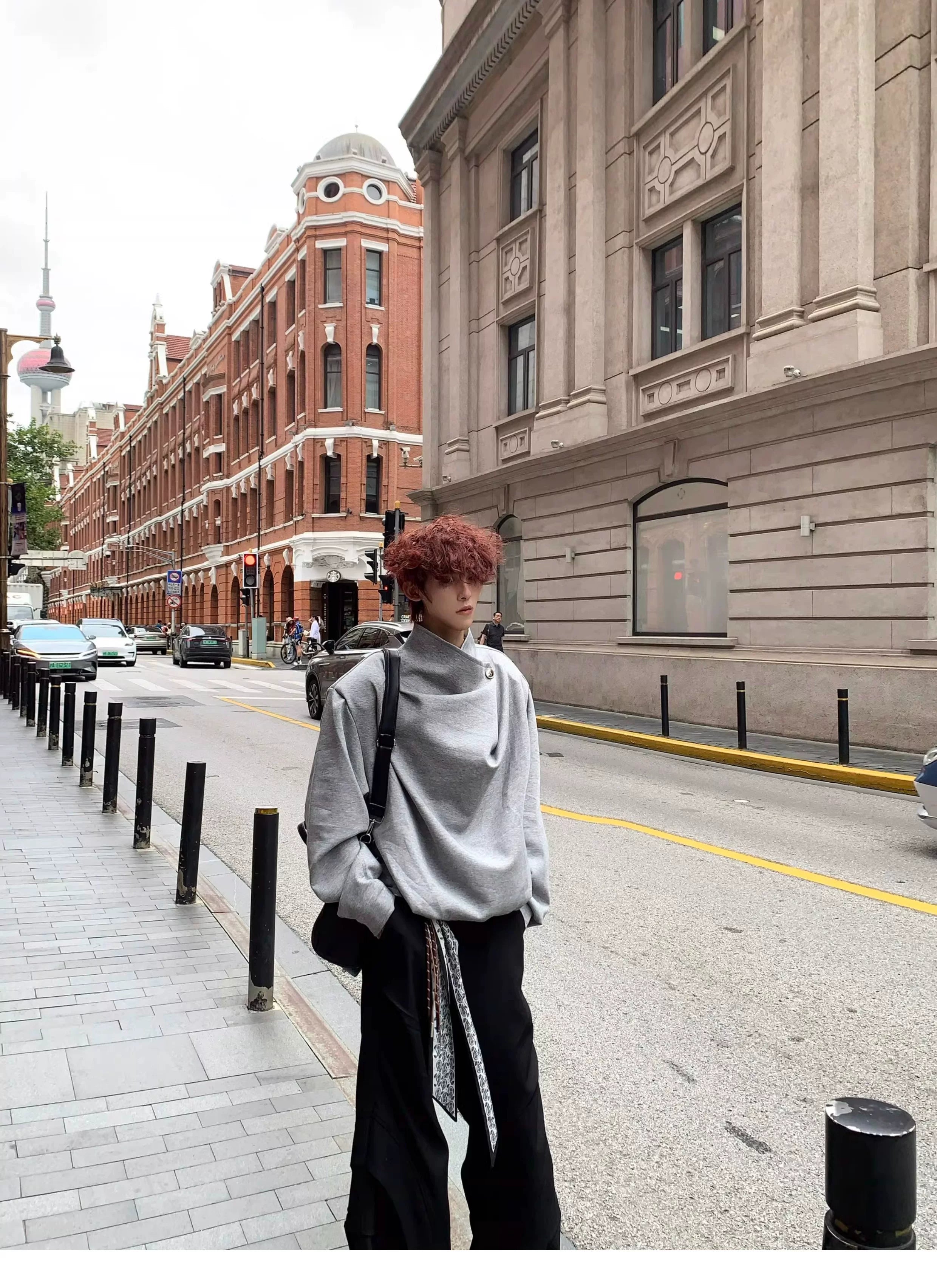 Urban Drape Funnel Sweatshirt