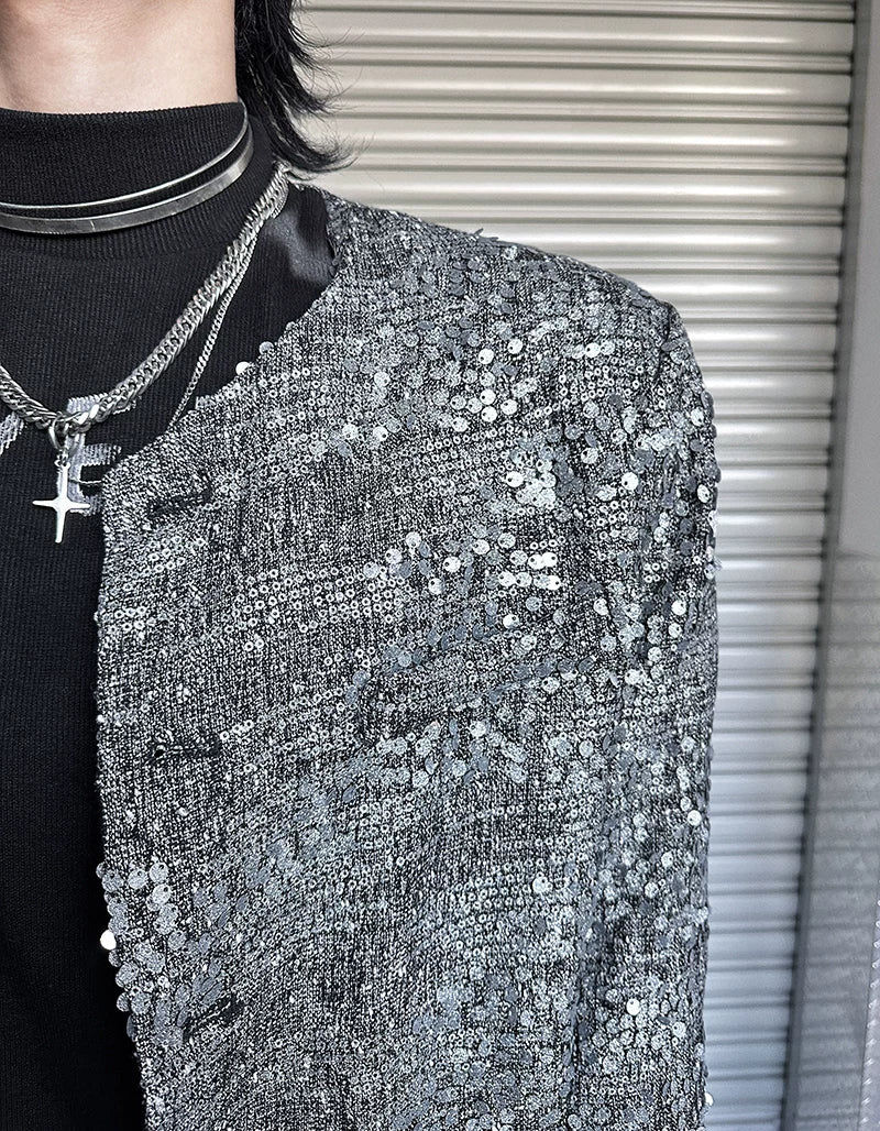 Glacier Static Sequin-Bouclé Jacket