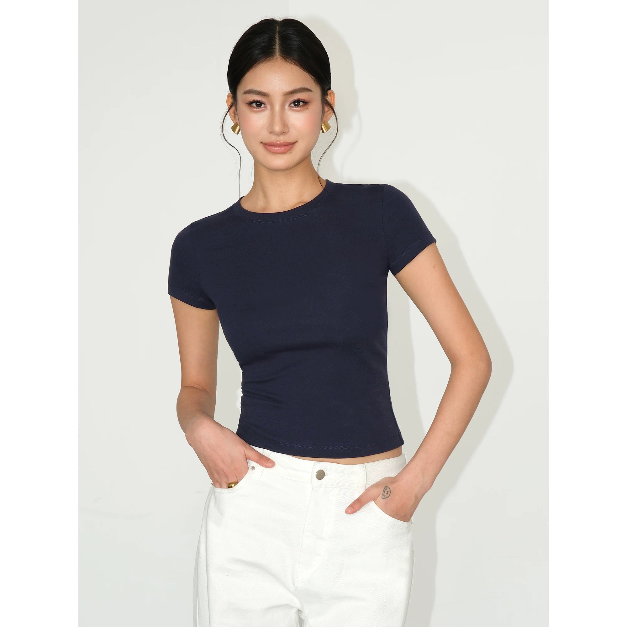 Everyday Sculpt Fitted Crewneck Tee