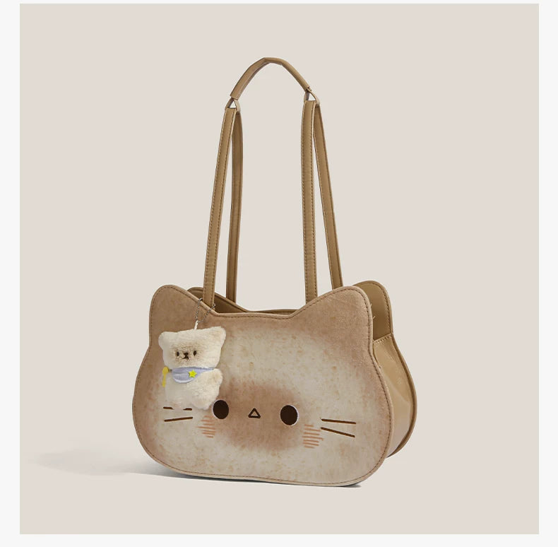Toasty Biscuit Kitty Tote