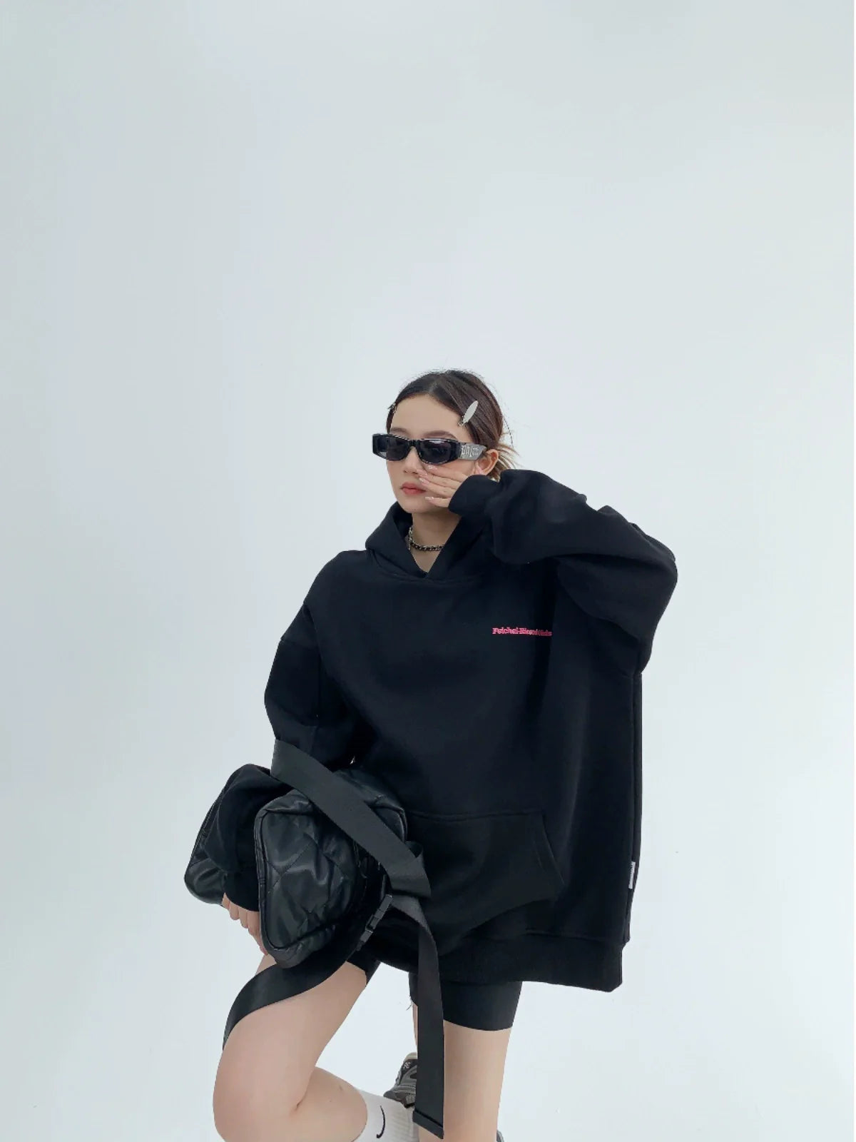 Sand Halo Oversized Hoodie