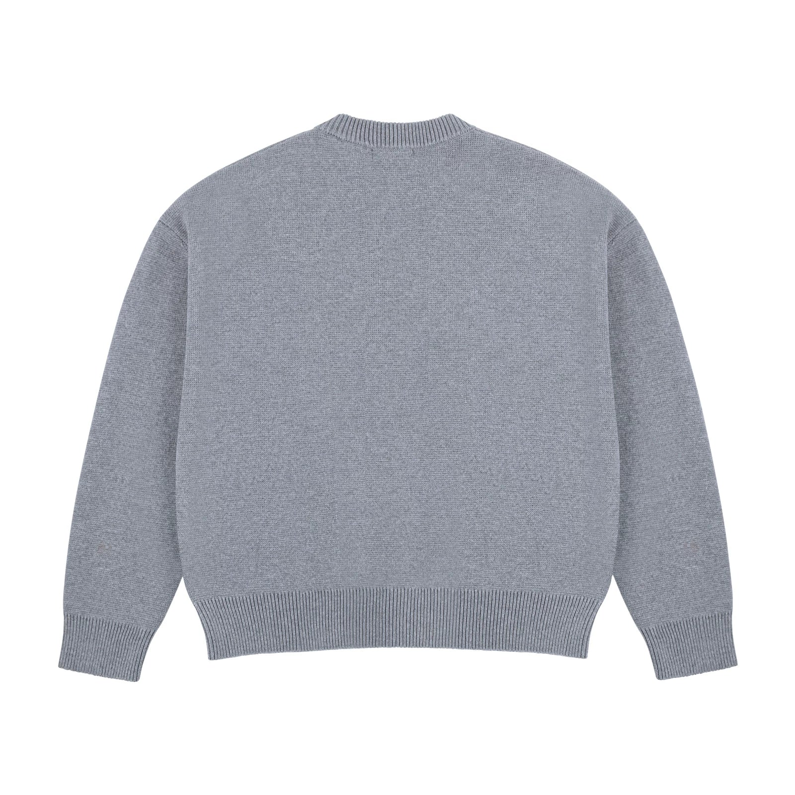 Minimal Crest Knit Cardigan
