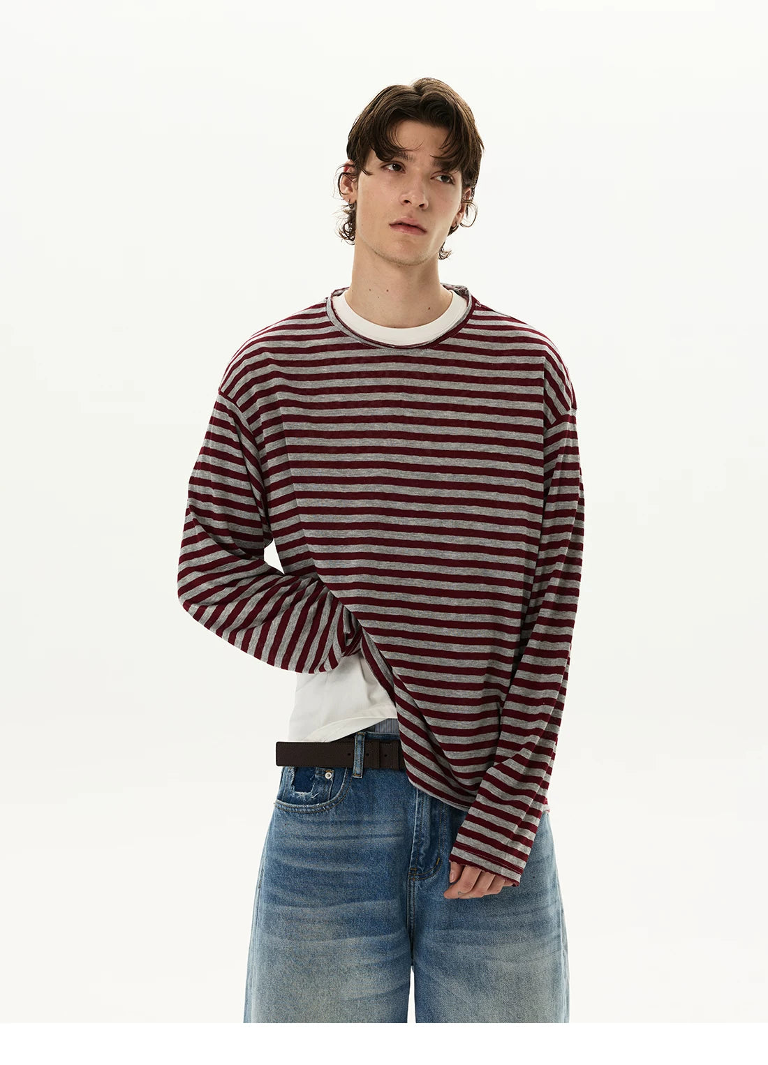 Tide Slouch Stripe Long Sleeve Tee