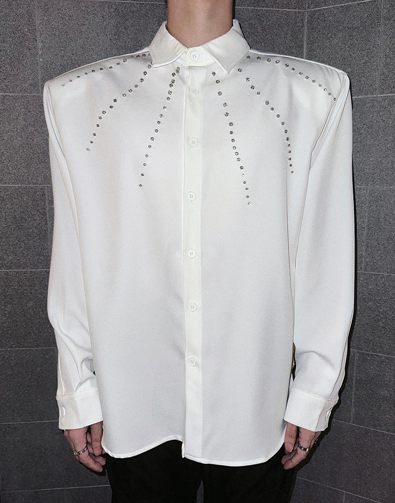 Nocturne Constellation Crystal Dress Shirt