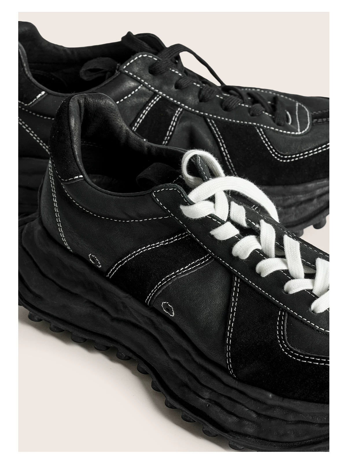 Retro Trail Leather Sneakers