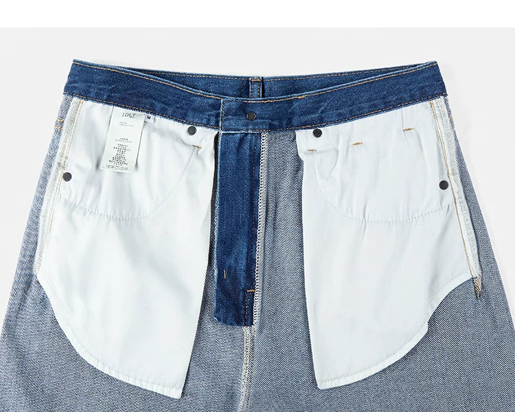 Deep Indigo Wide-Leg Jeans