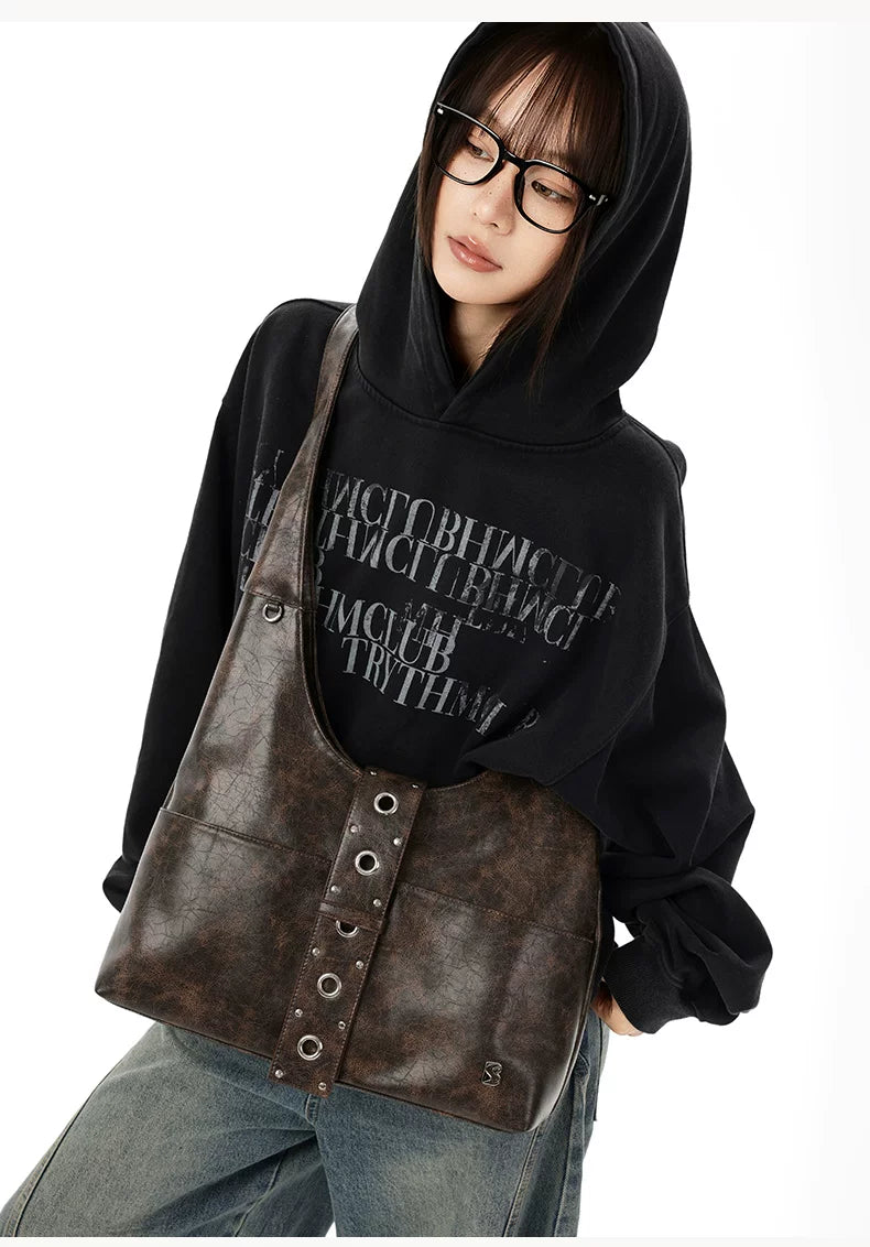 Rust Rivet Harness Hobo