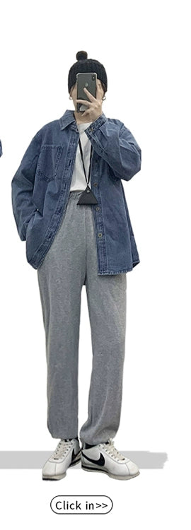 Veste de chemise en jean bleu foncé vintage