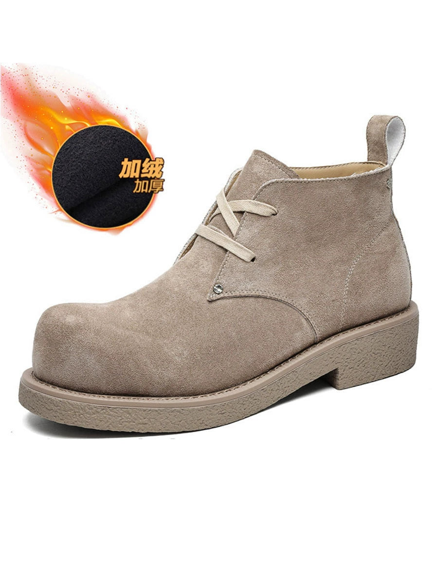 Chunky Suede Desert Boots