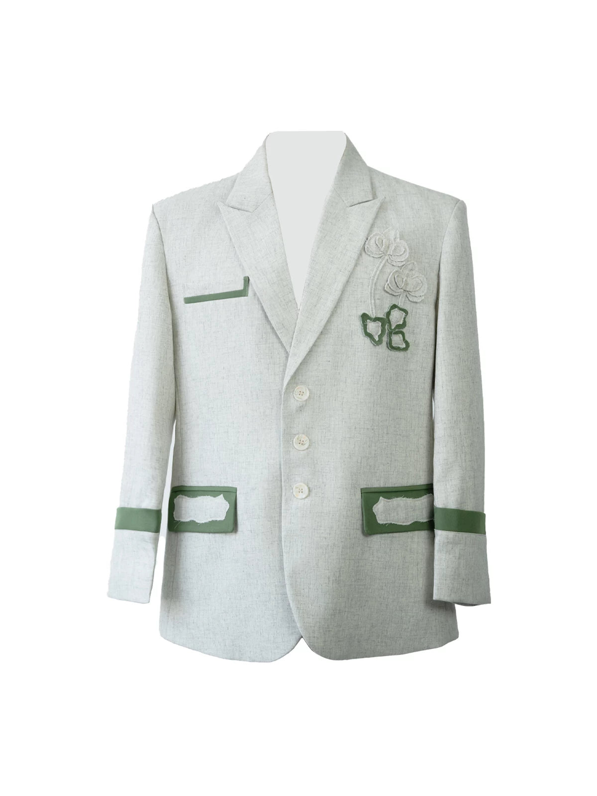 Willow Crest Botanical Trim Blazer