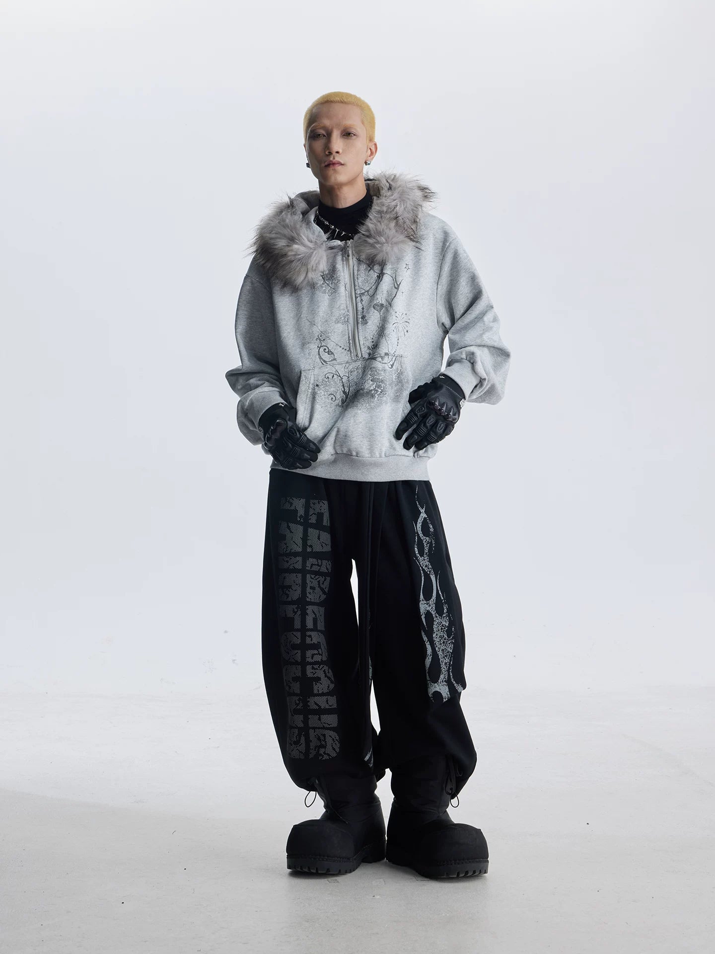 Frostgrave Dreamscape Fur‑Trim Hoodie