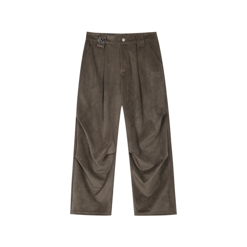 Archive Pleated Wide-Leg Trousers