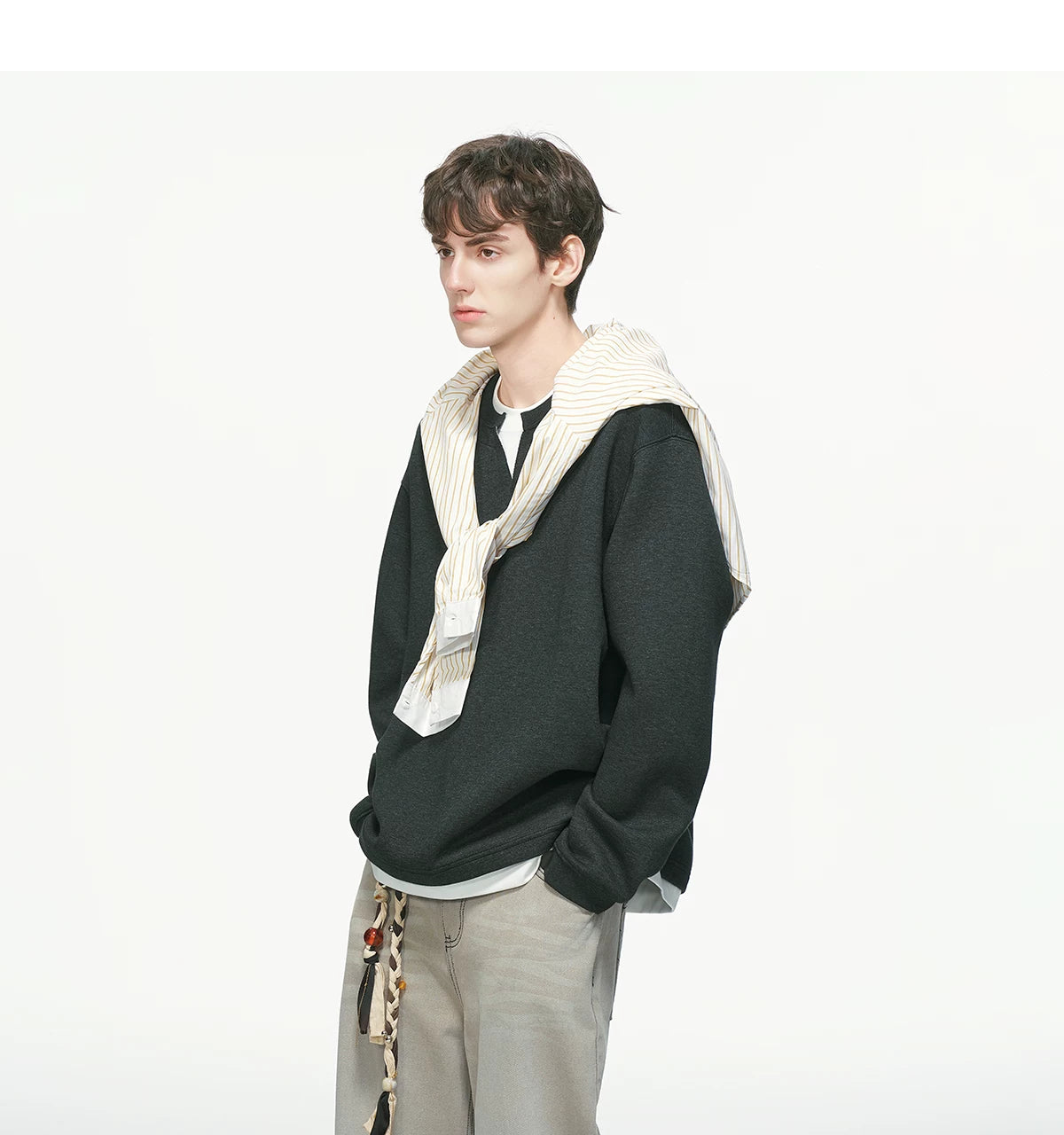 Softlane Layered Crew Sweatshirt