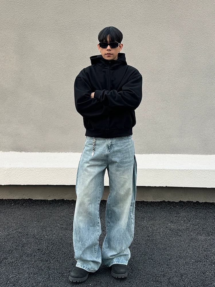Glacier Drift Super‑Wide Jeans