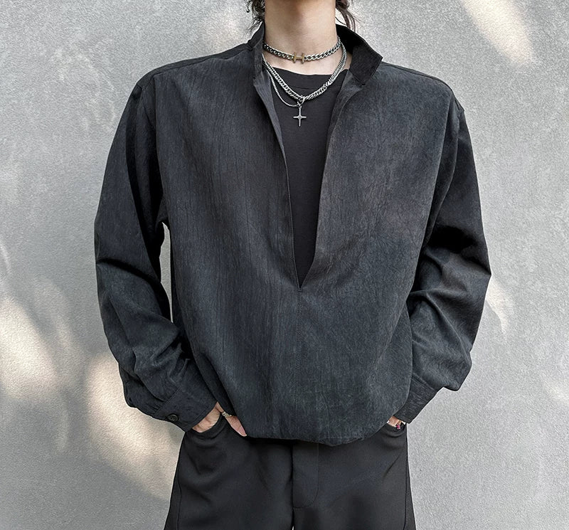 Ash Eclipse Cutout Layered Shirt