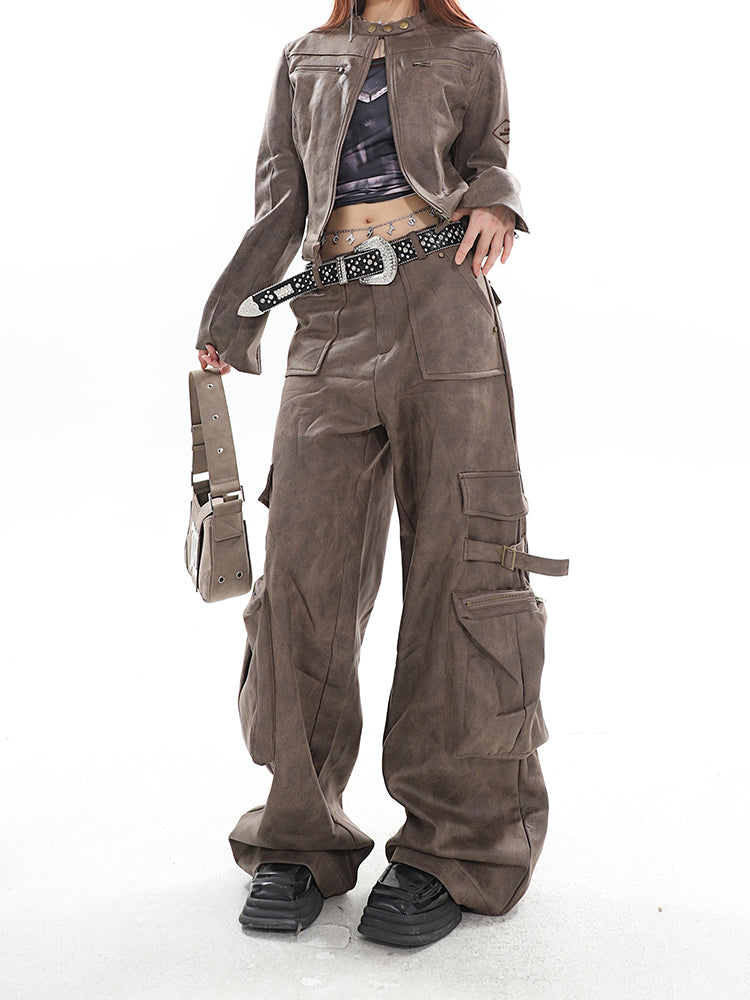 카고 플라이트 재킷 셋업