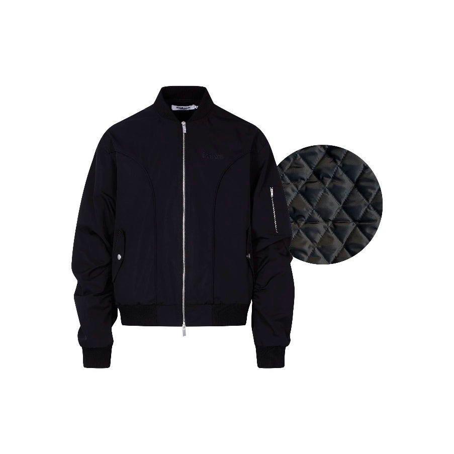 Trendy Ribbed Bomber Jackets