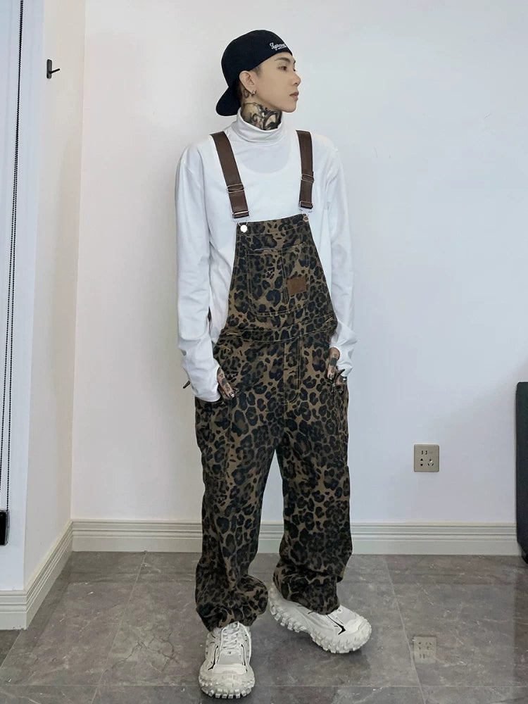 Wildtrack Leopard Print Skate Overalls