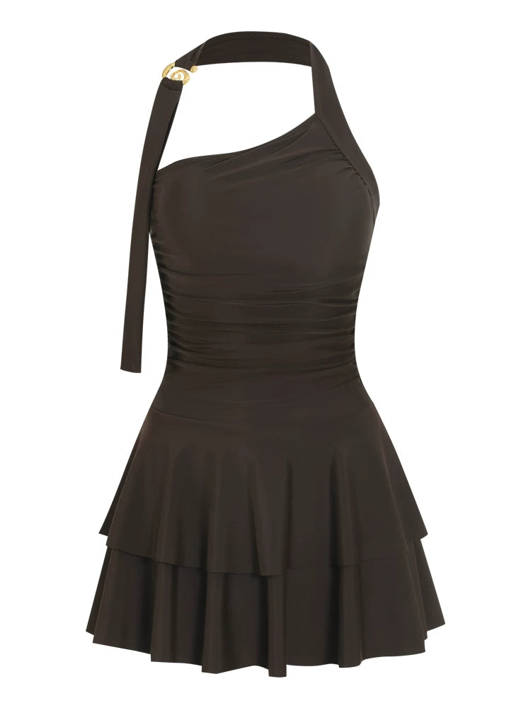 Cabana Halter Swim Dress