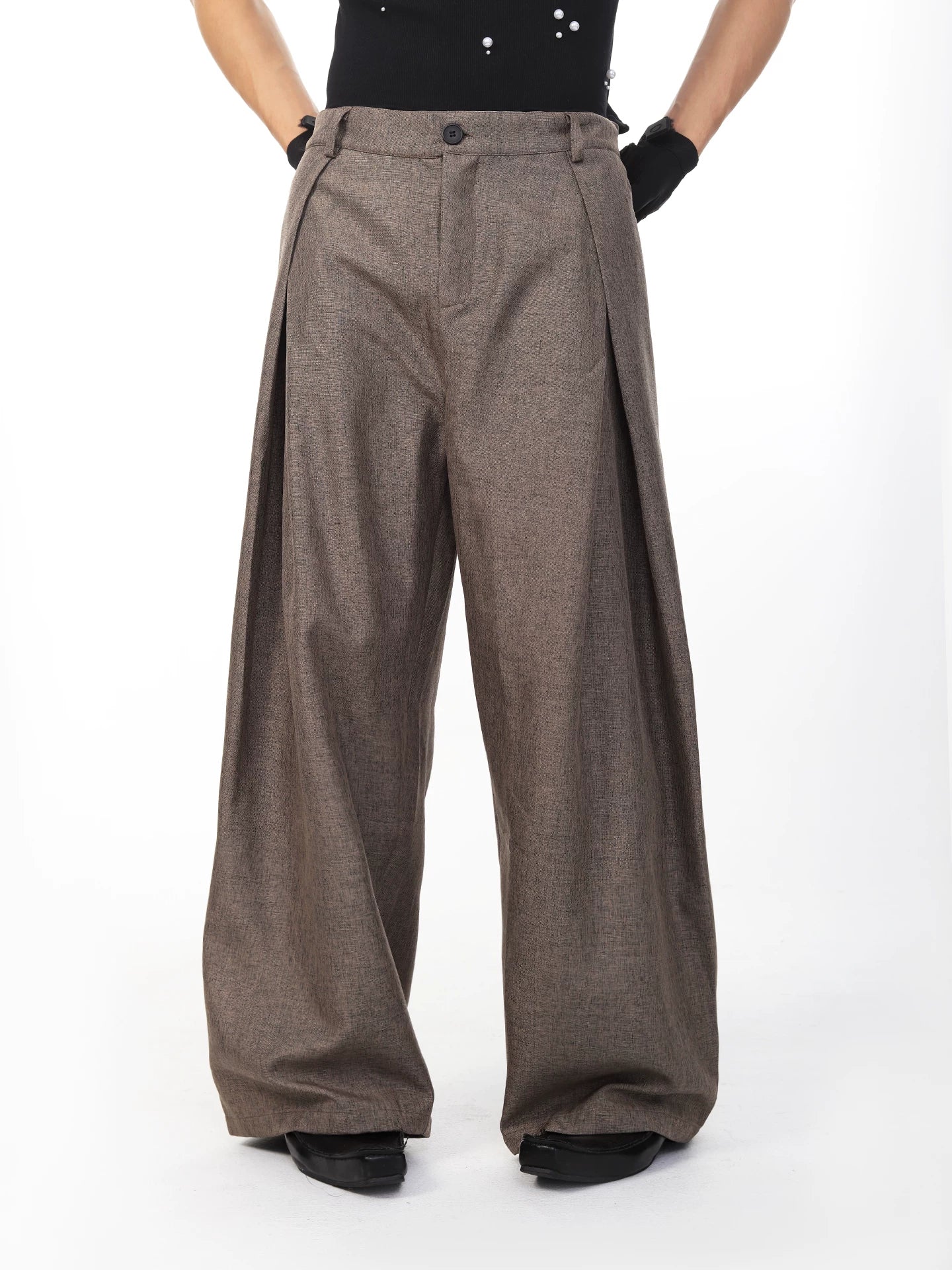 Obsidian Drape Balloon Trousers