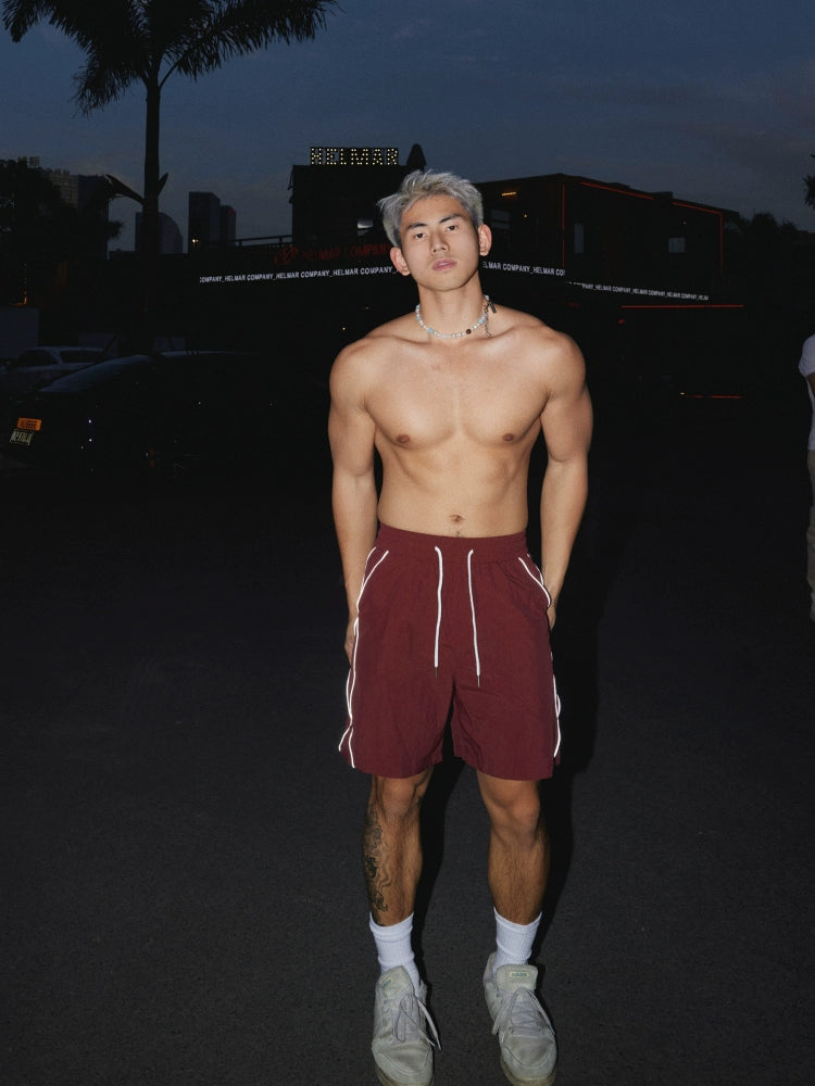 Reflective Stripe Swim Shorts