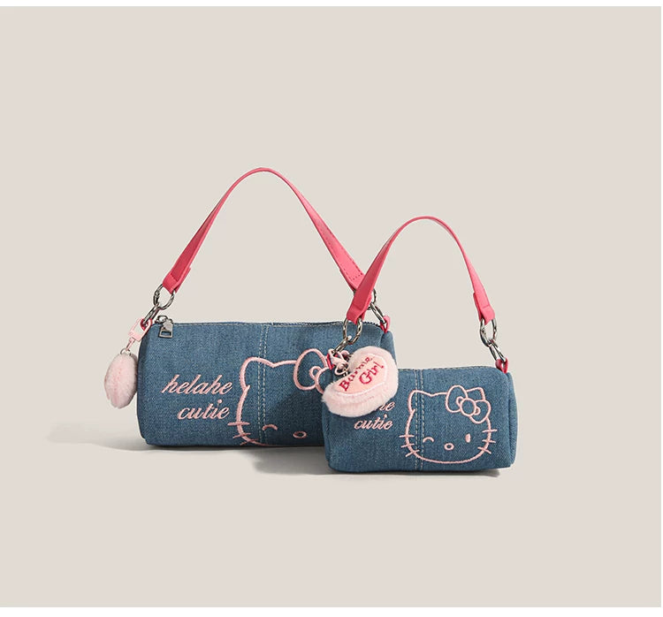 Denim Barbie Kitty Baguette