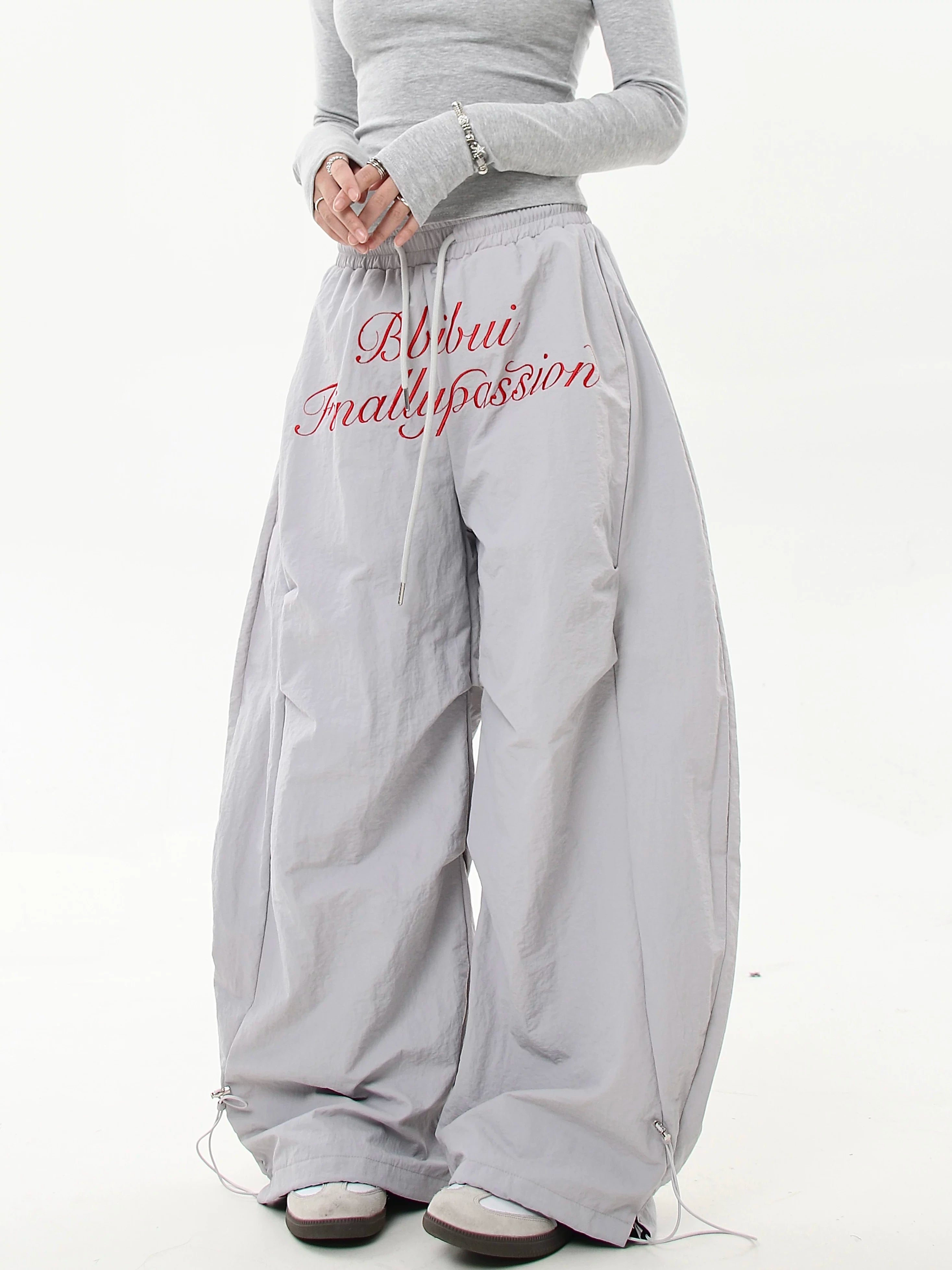 Scripted Devotion Parachute Pants
