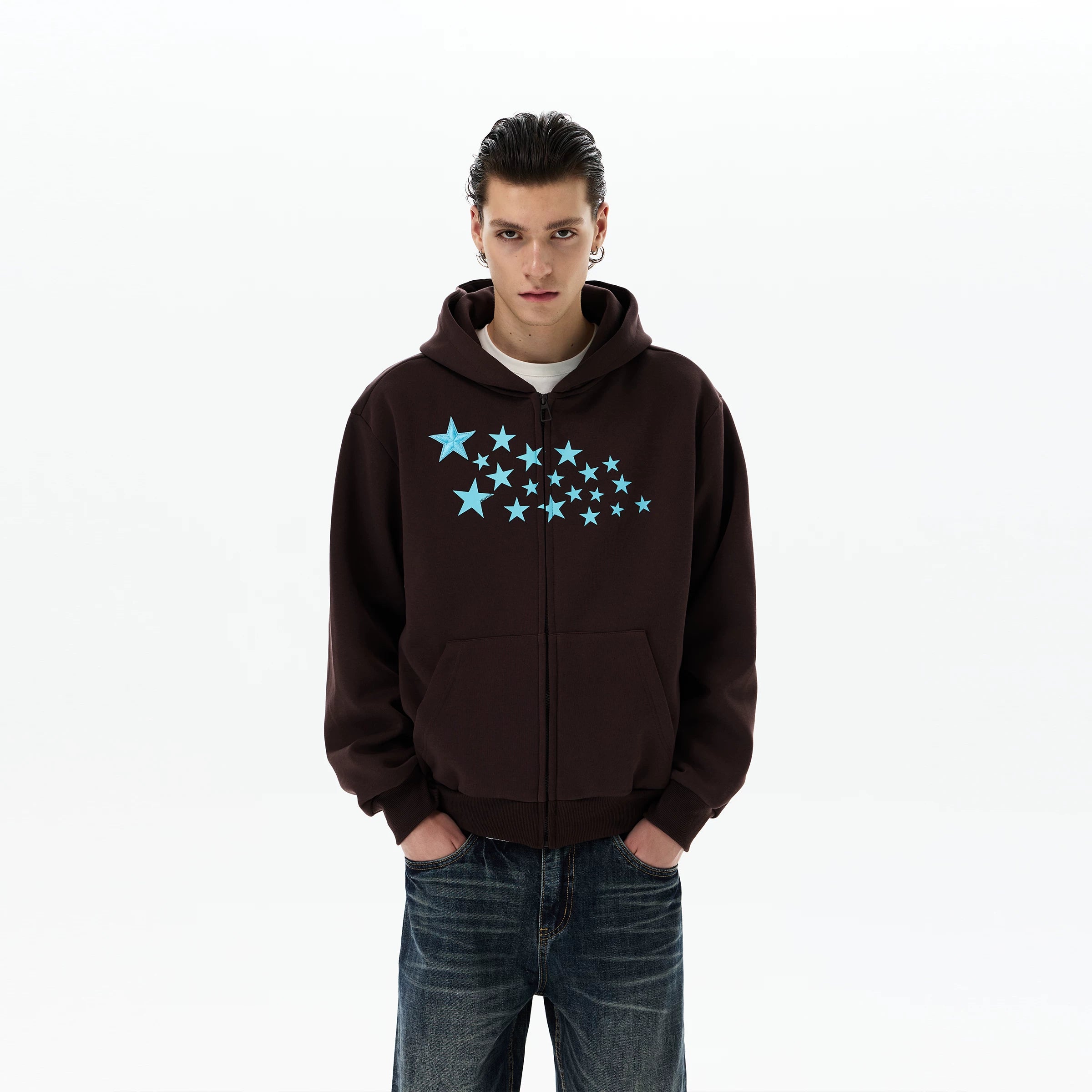 Stellar Drift Zip Hoodie