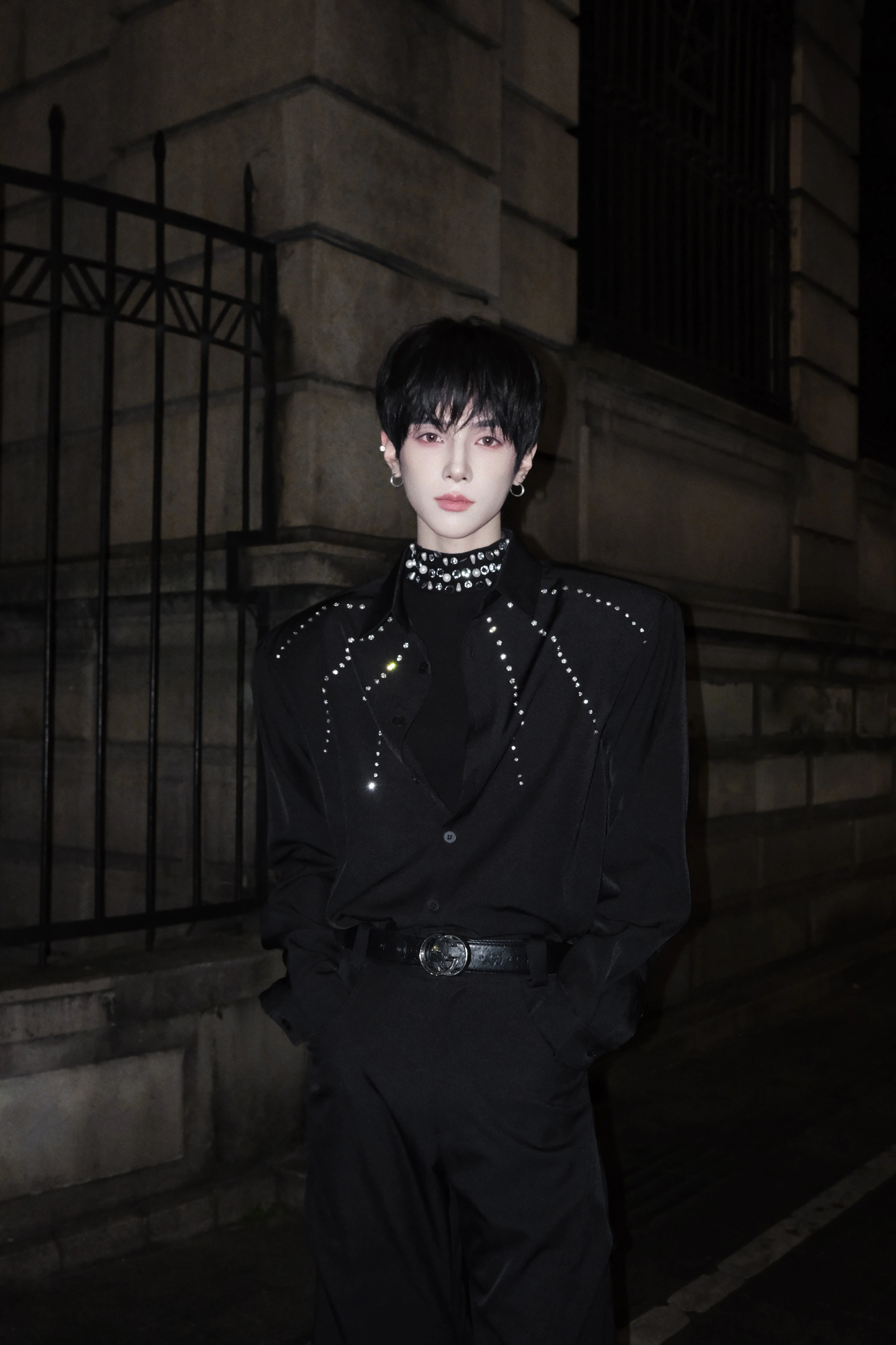 Nocturne Constellation Crystal Dress Shirt