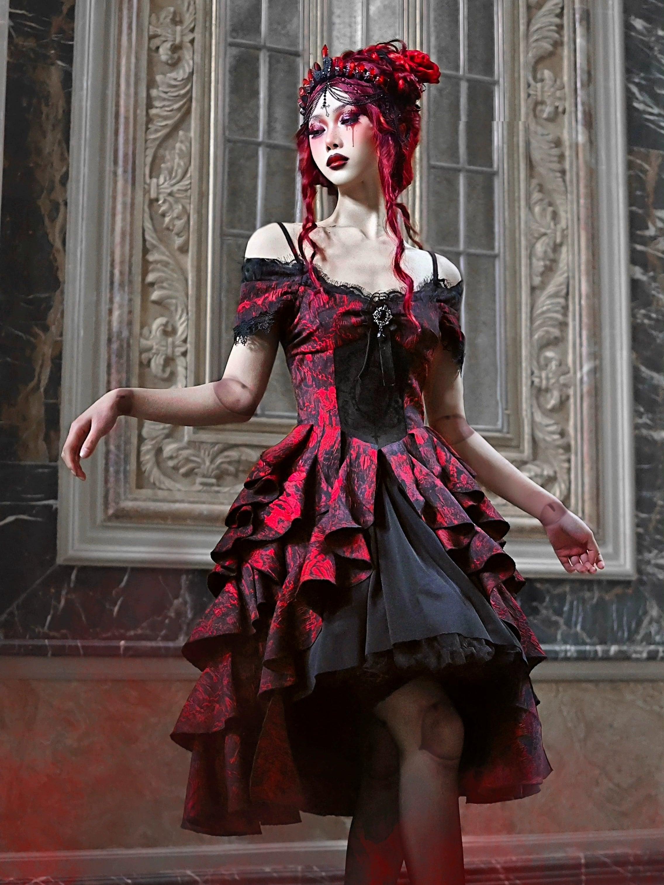 Black Victorian Gothic Dress | Chiclara Black Victorian Gothic Dress | Chiclara