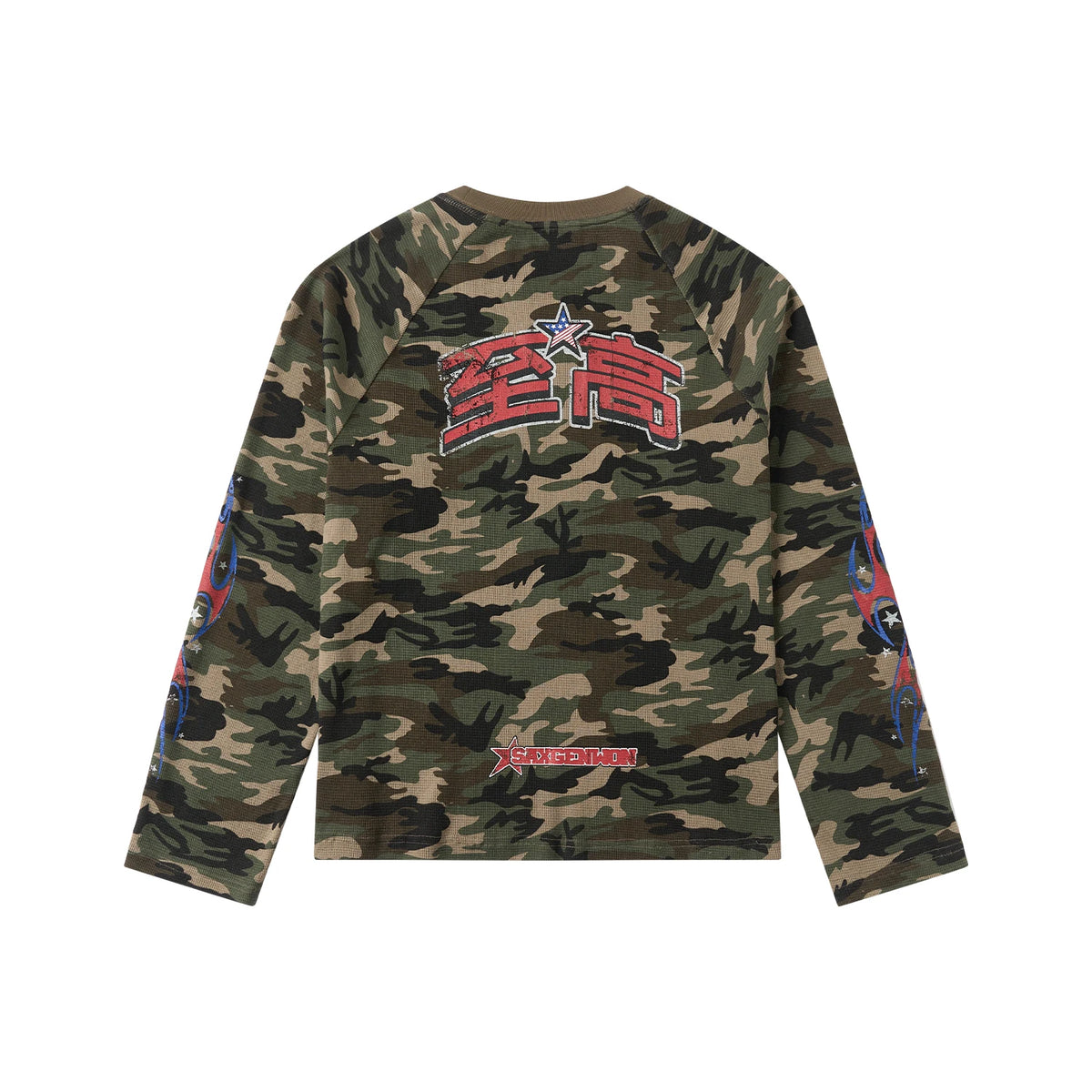 Starbound Camo Graphic Long Sleeve Tee