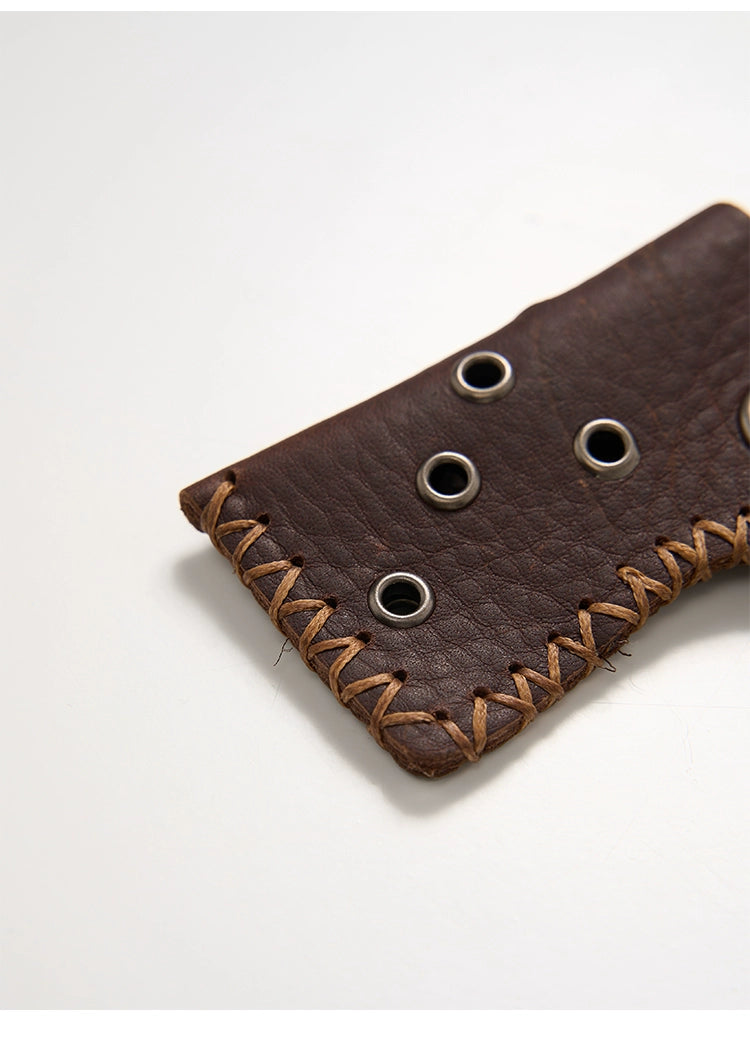 Leather Keychain Accessories Set