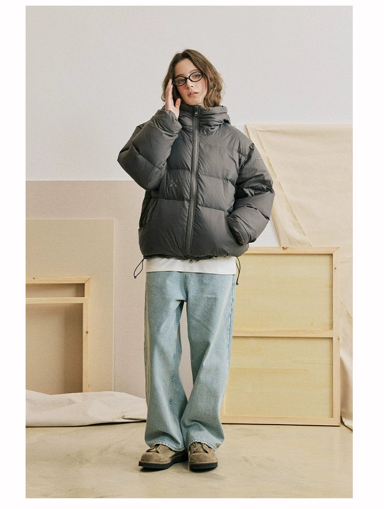 Retro Hooded Puffer Jacket