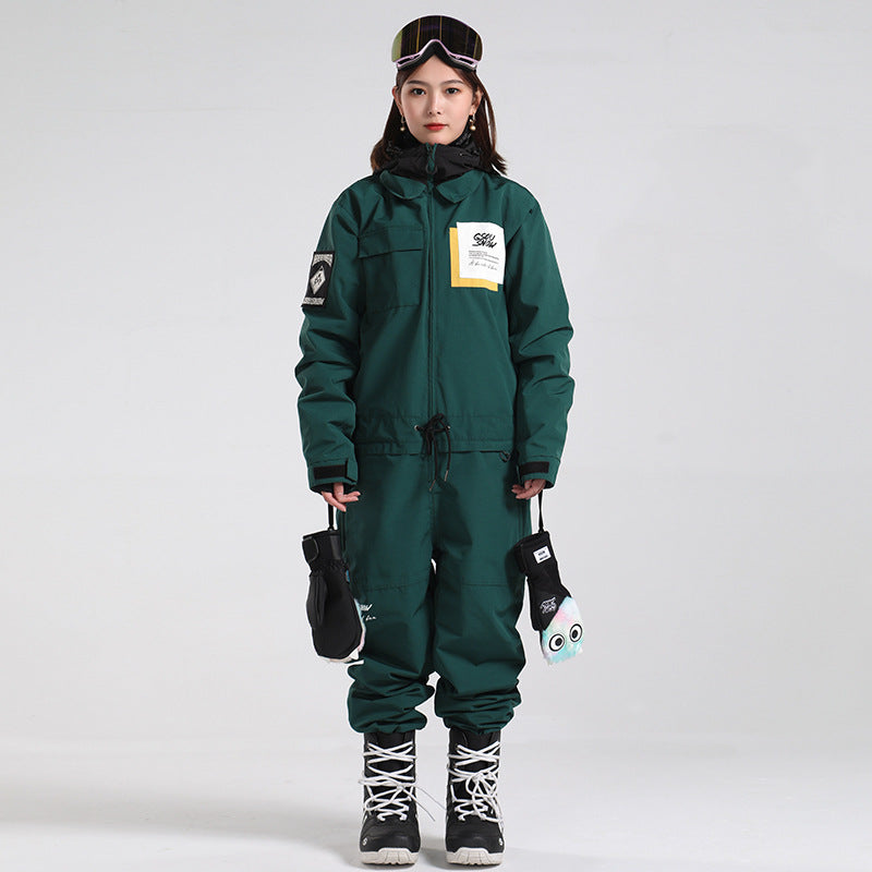 Workwear-Style Snowboard Boiler Suit