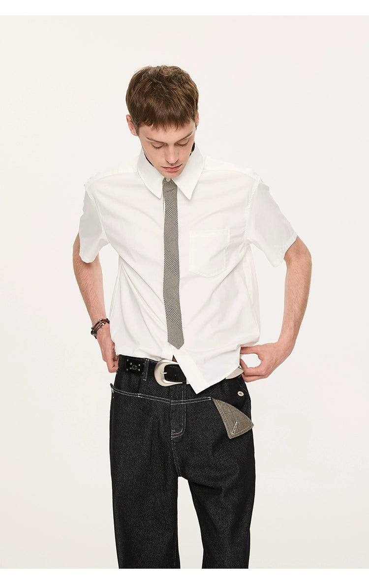 Preppy Short Sleeve Shirt